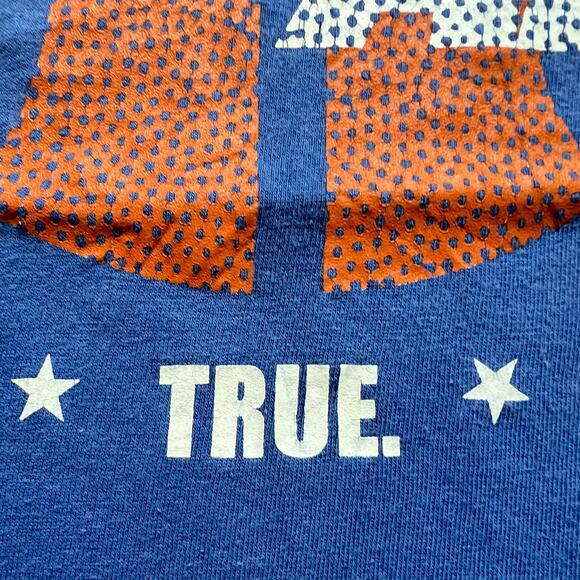 Vintage Y2k Nike Air Basketball Swoosh T Shirt Blue Team Silver Tag Hooper Star - Picture 6 of 8